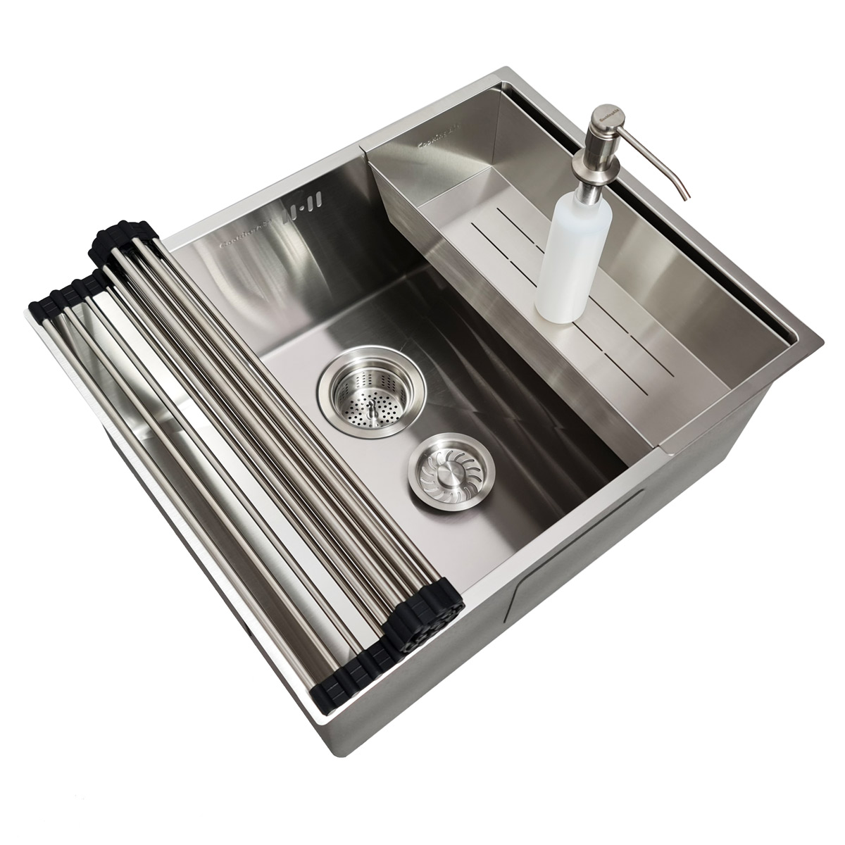Chiuveta-bucatarie-inox-CookingAid-Hera-Medium-cu-3-accesorii-1