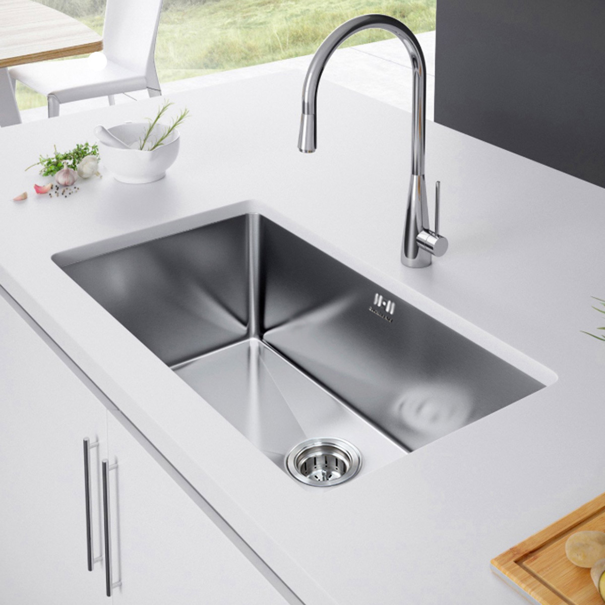 Chiuveta-bucatarie-inox-CookingAid-Hera-Standard