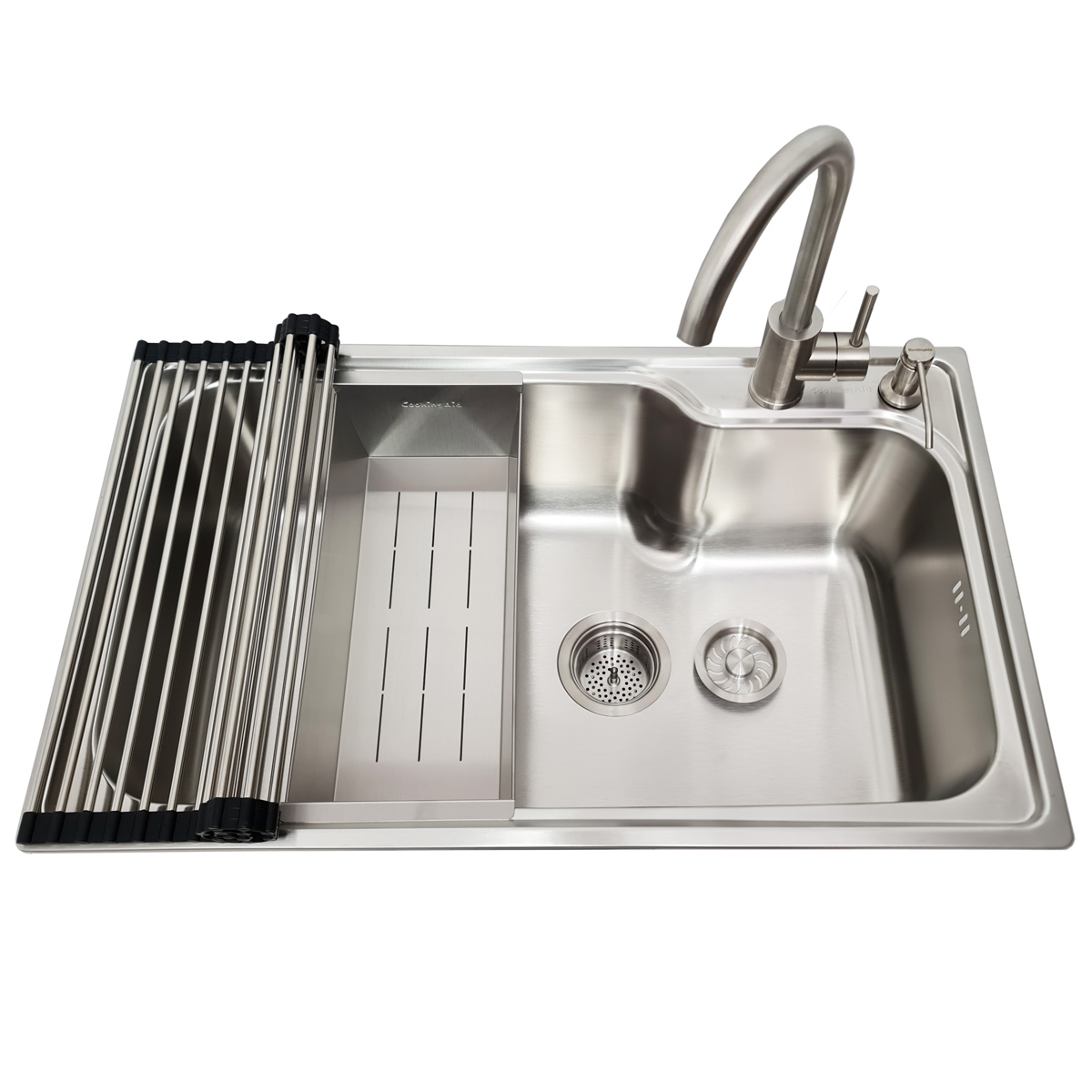 Set-chiuveta-bucatarie-inox-adanca-CookingAid-Athena-XL-cu-baterie-Kate-Steel-2