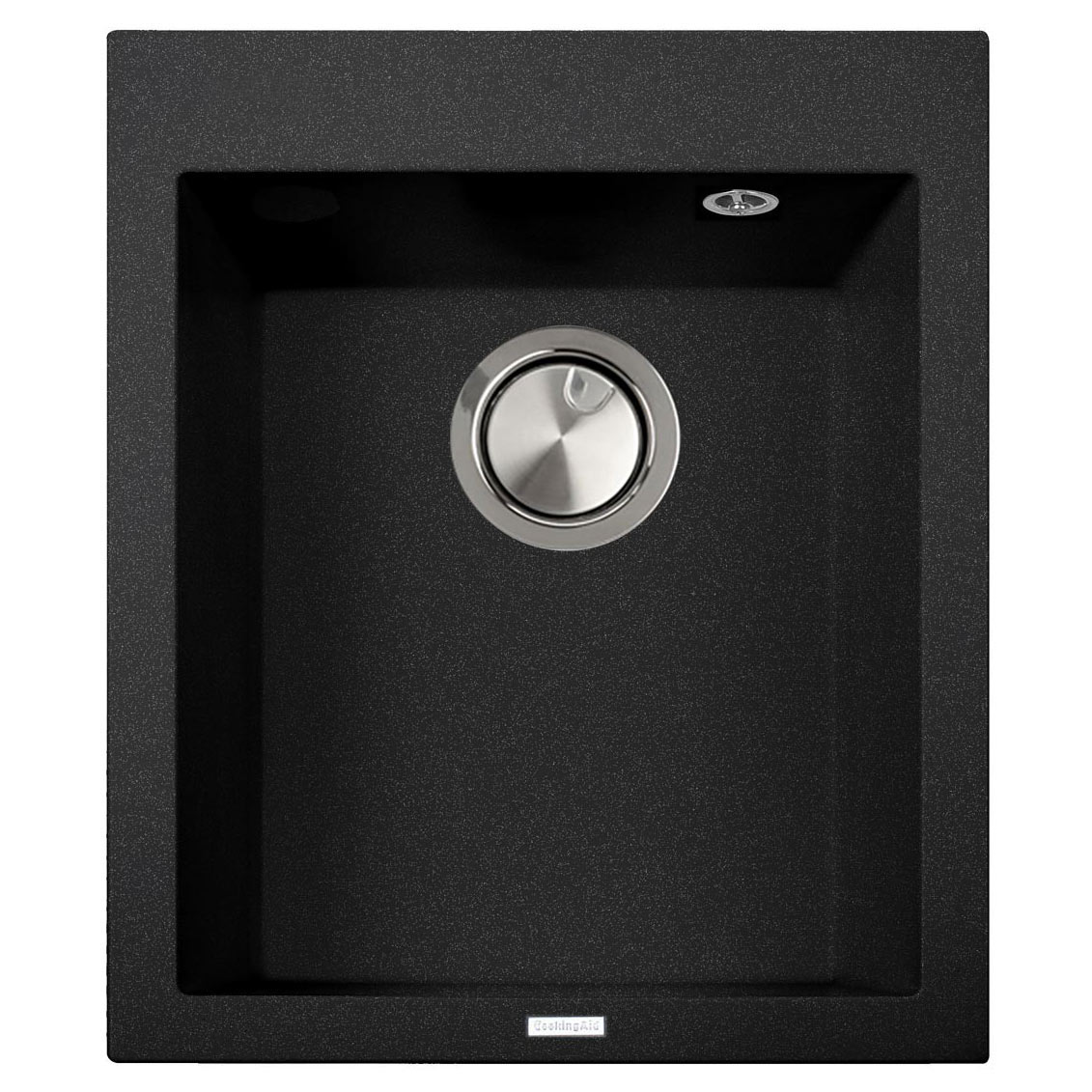 Chiuveta-Bucatarie-CookingAid-Cube-4110-Black-Metal-Quartz-1