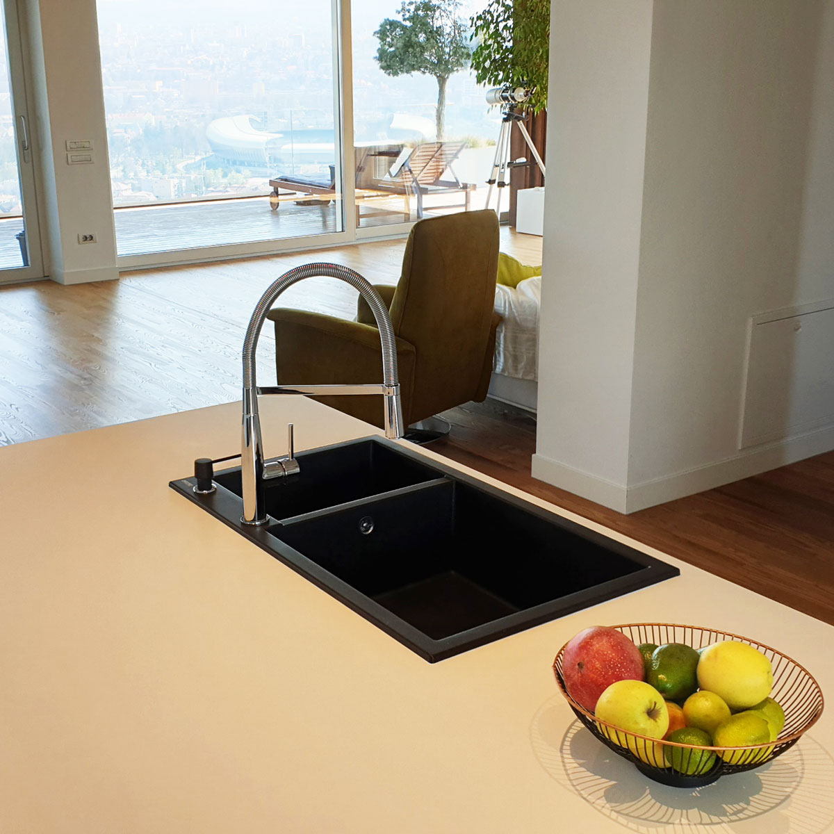 Chiuveta-Bucatarie-CookingAid-Cube-ON8620-Metal-Black-4a