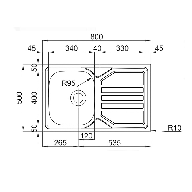 Chiuveta-Bucatarie-CookingAid-Okio-Line-80-Flat-PL-tehnical-design