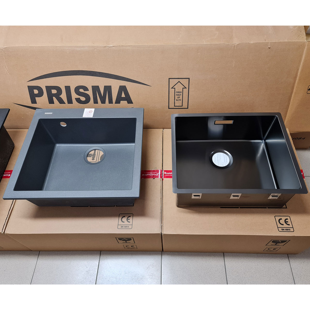 Chiuveta-Bucatarie-Inox-CookingAid-Box-Lux-50-Grey-Strat-PVD-ceramic-gri-5
