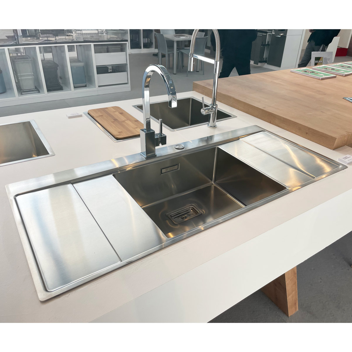 Chiuveta-Bucatarie-inox-CookingAid-Xeron-B50-tap Box-QS-2003-By-Rodi