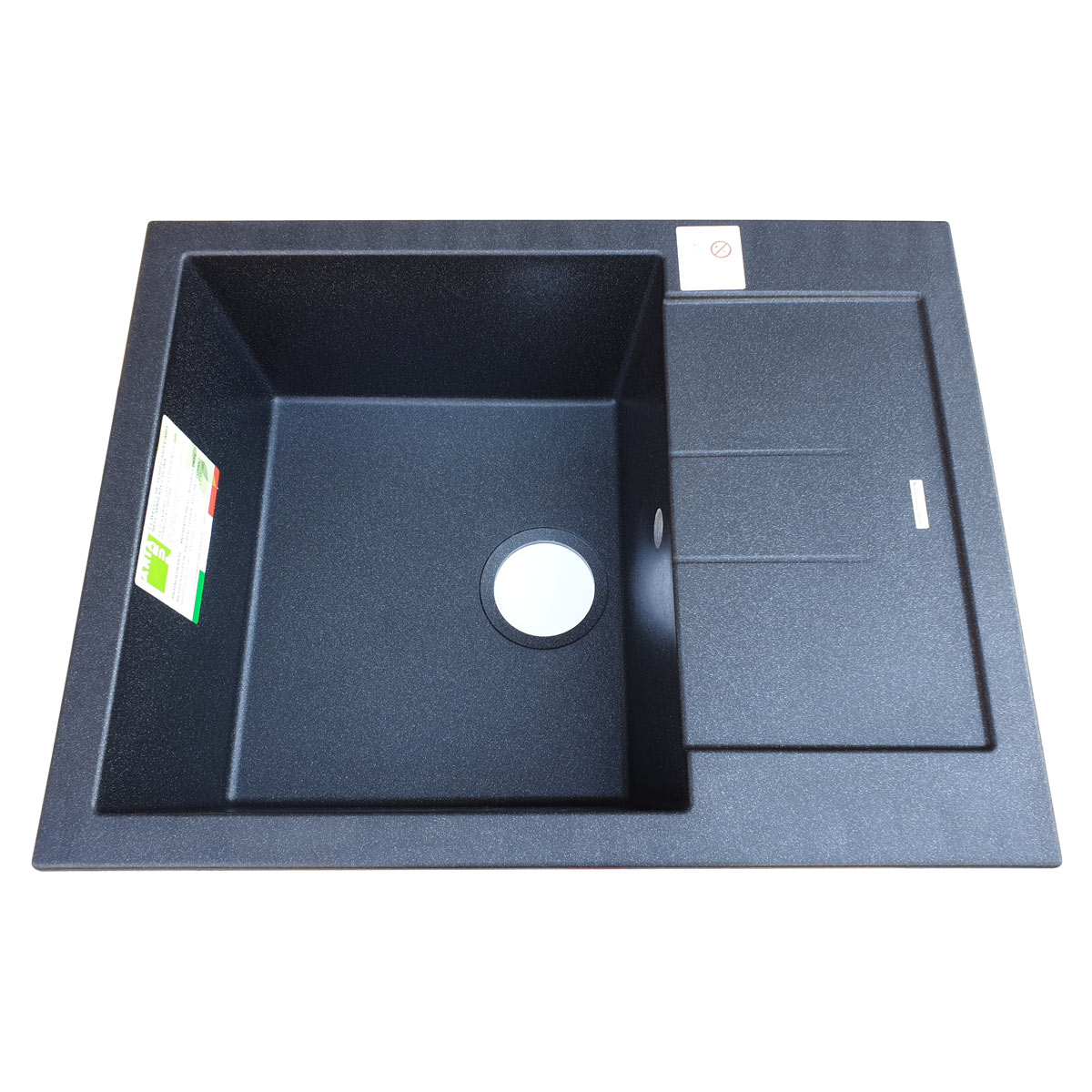 Chiuveta-bucatarie-Granit-CookingAid-Amanda6510-neagra-black-metallic-1