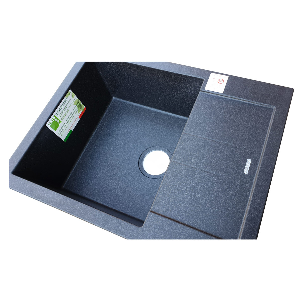 Chiuveta-bucatarie-Granit-CookingAid-Amanda6510-neagra-black-metallic-5