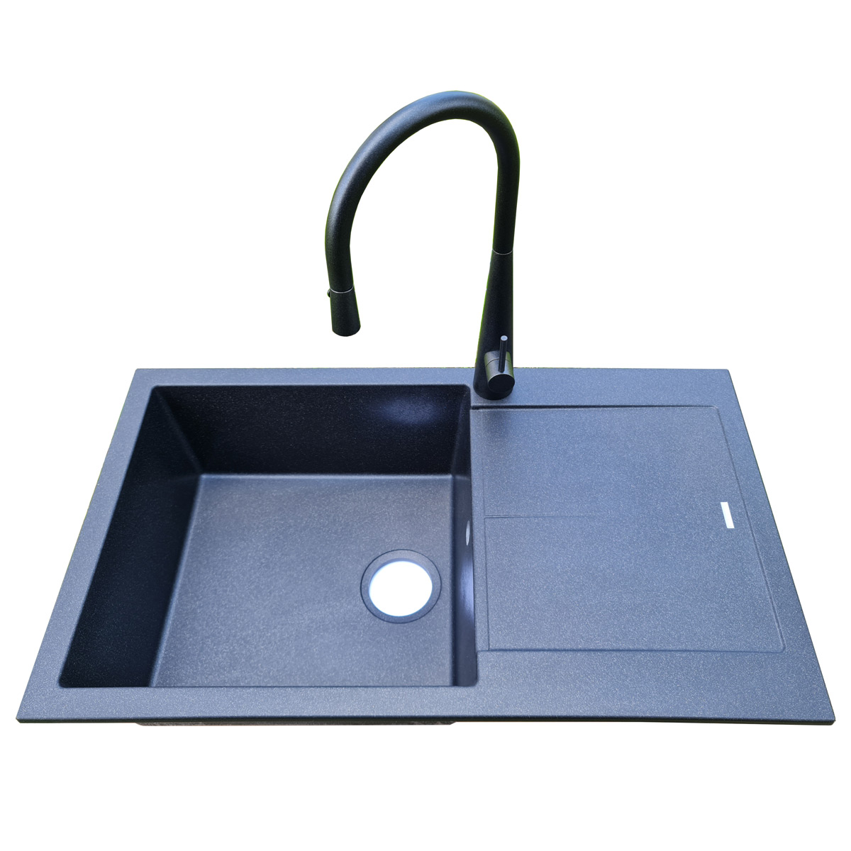 Chiuveta-bucatarie-granit-infinity-NF8610-black-metal-13