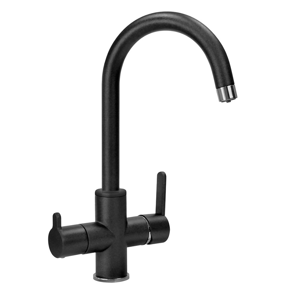 Baterie-bucatarie-3-cai-filtru-apa-granit-neagra-CookingAid-Flo-60-1