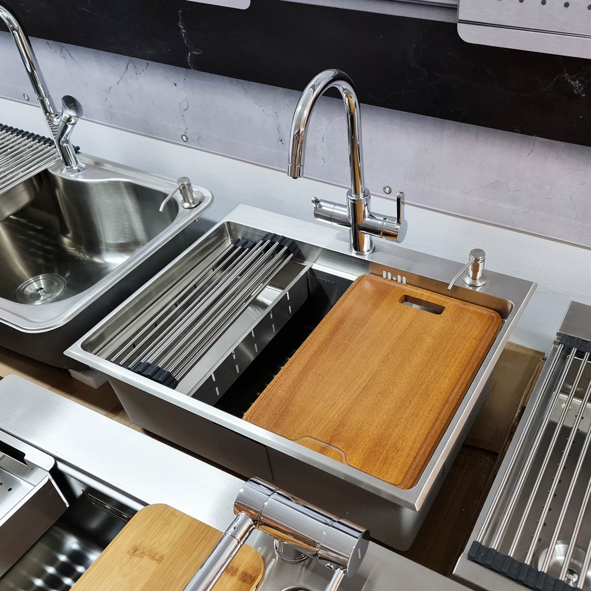 Chiuveta-bucatarie-inox-CookingAid-Hera-Top-CU-baterie-cu-3-cai-FLO60