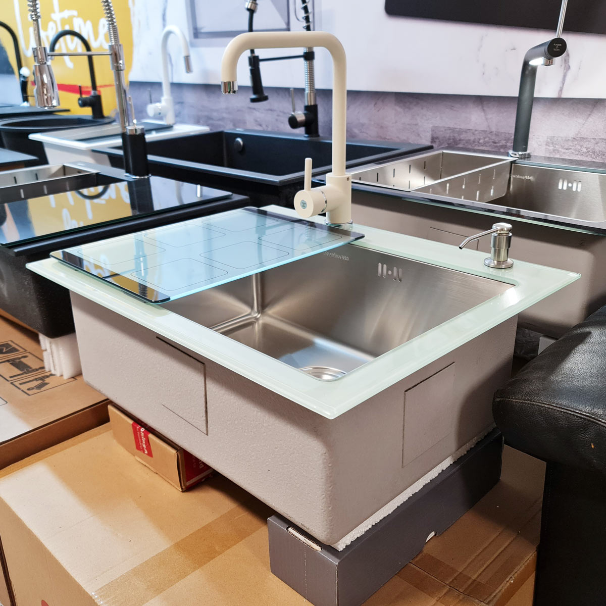 Chiuveta-Bucatarie-CookingAid-Tempered-Glass-White-12