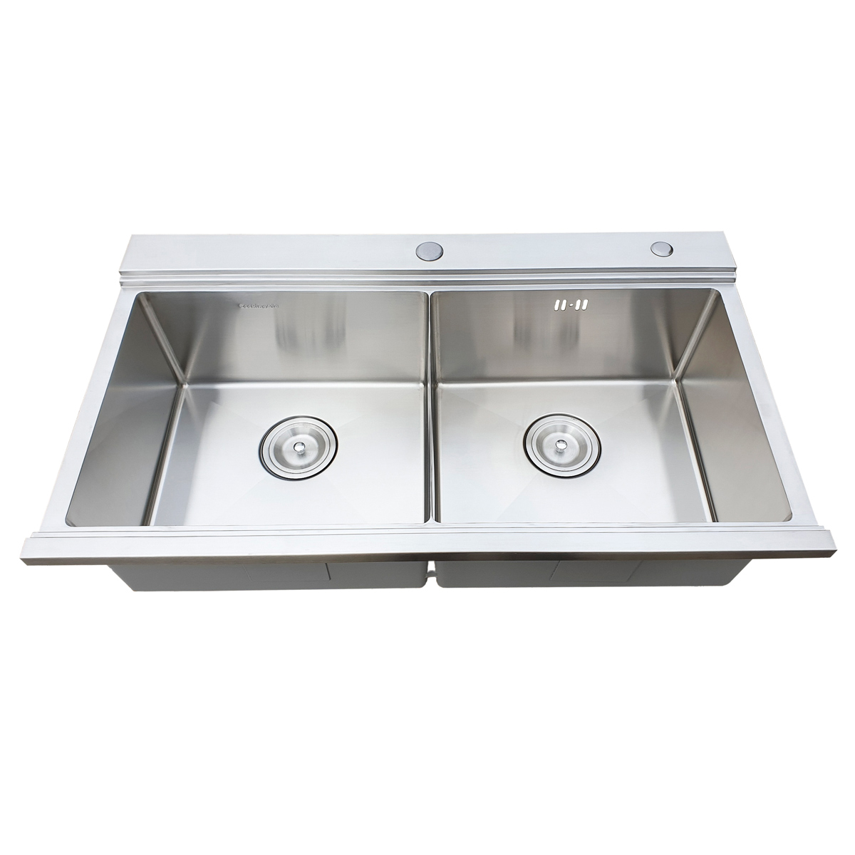 Chiuveta-bucatarie-inox-CookingAid-Kinga-Steel-cu-tocatoare-sticla-neagra-14