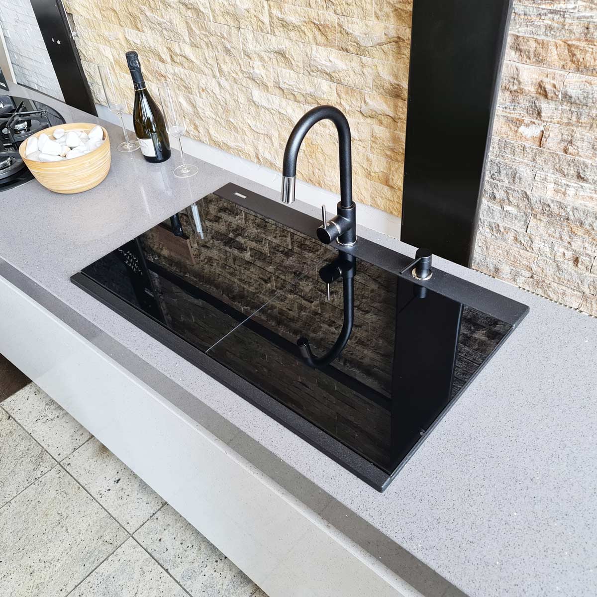 Chiuveta-Bucatarie-Granit-CookingAid-Kinga-LX8620-negru-metalic-Baterie-Indiana-tavita-dozator-13