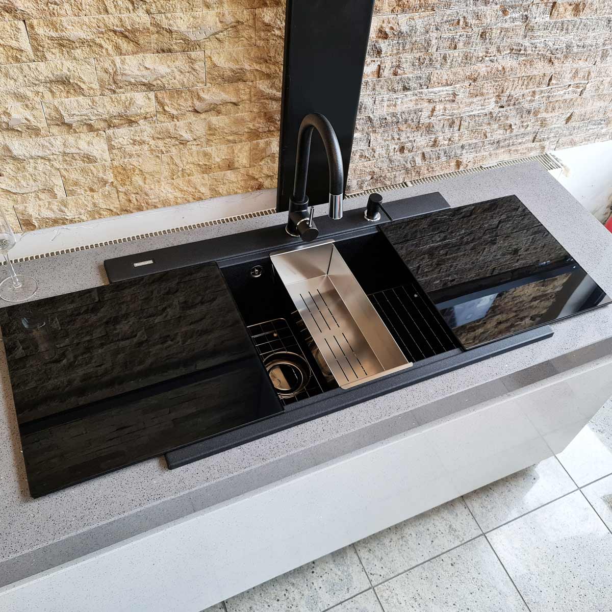 Chiuveta-Bucatarie-Granit-CookingAid-Kinga-LX8620-negru-metalic-Baterie-Indiana-tavita-dozator-18