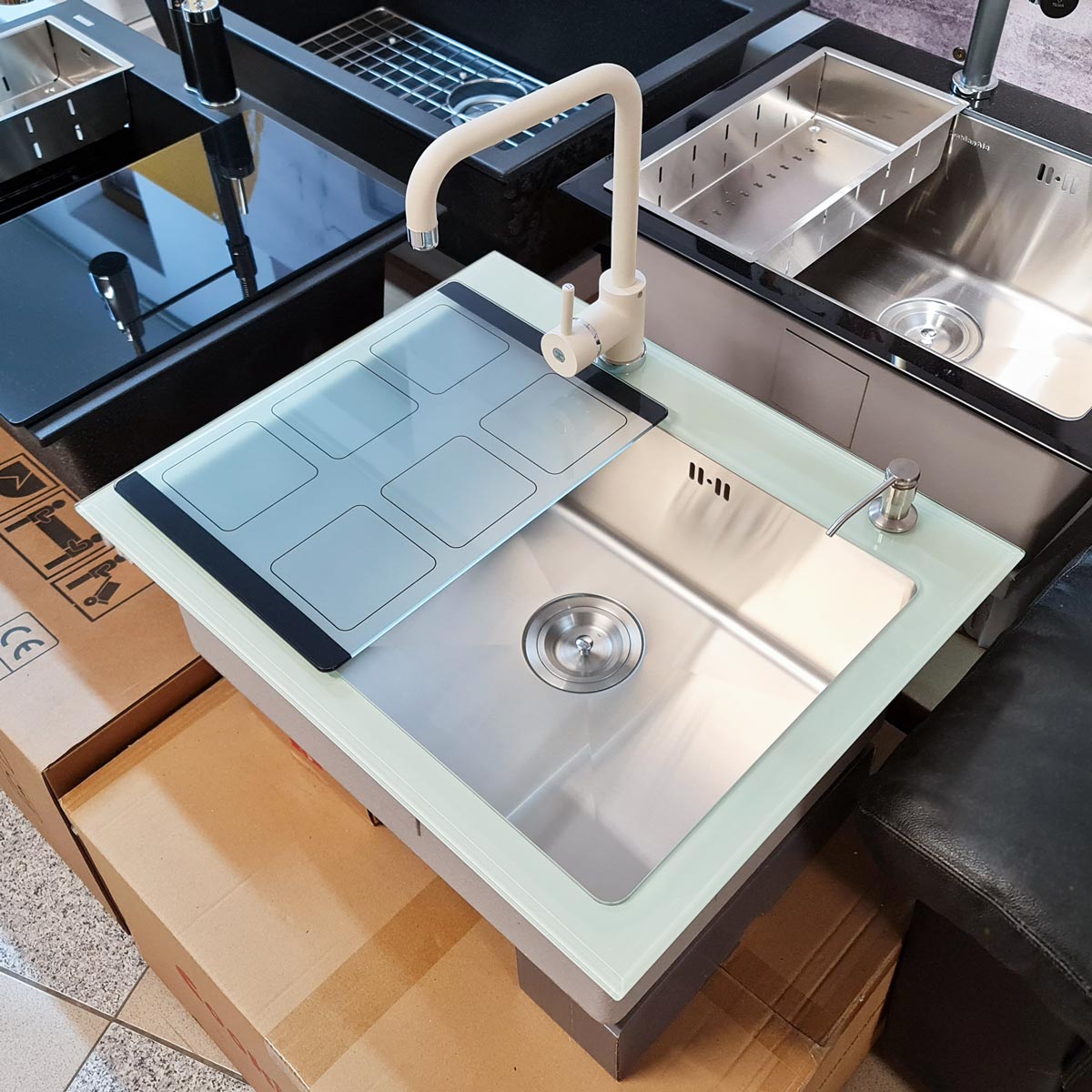 Chiuveta-Bucatarie-CookingAid-Tempered-Glass-White-11