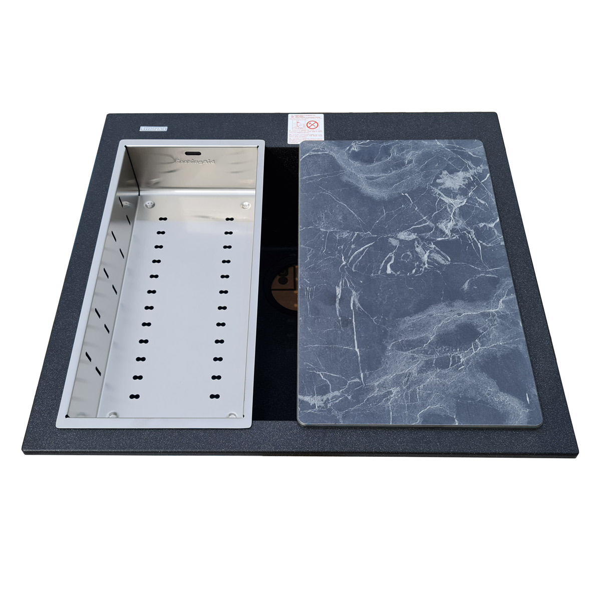 Chiuveta-Bucatarie-granit-CookingAid-Cube-5610-neagra-montaj-pe-blat-sau-sub-blat-1