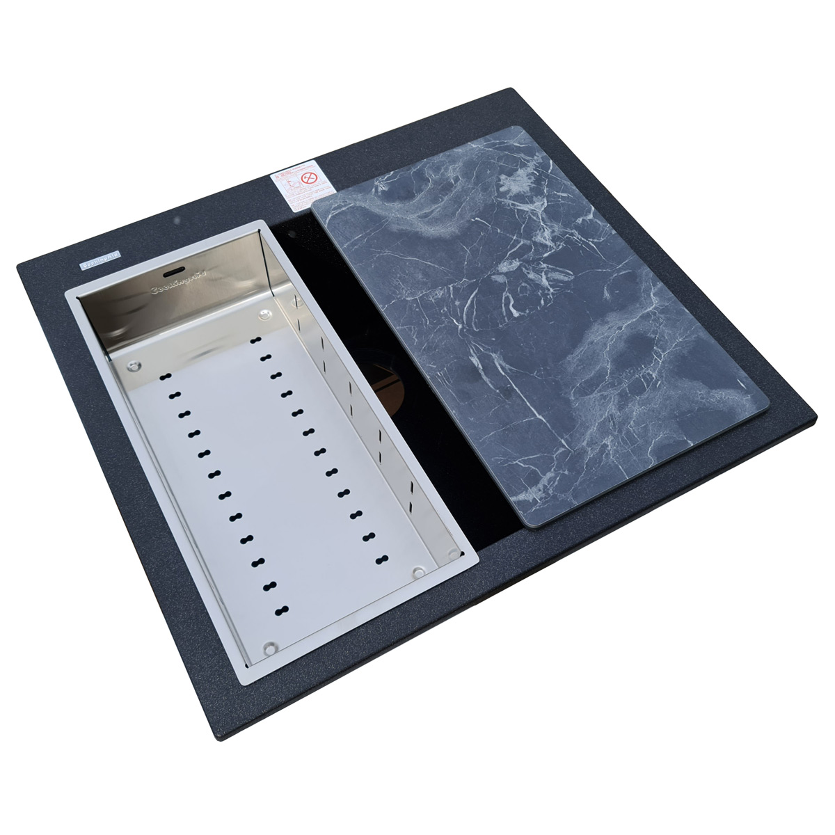 Chiuveta-Bucatarie-granit-CookingAid-Cube-5610-neagra-montaj-pe-blat-sau-sub-blat-2