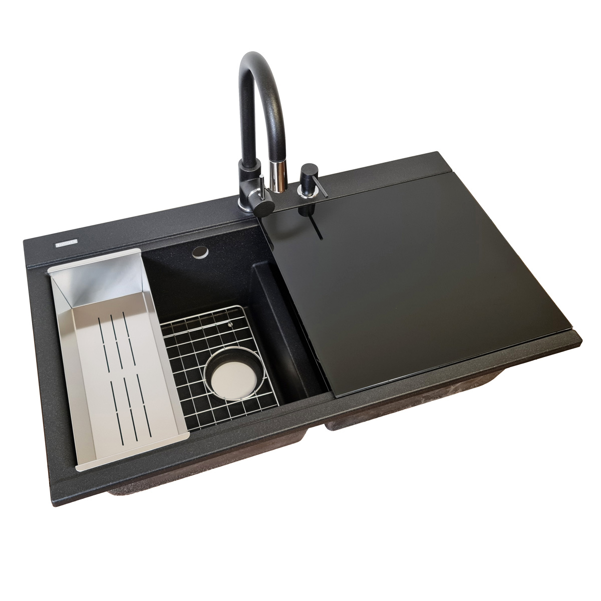 Set-Chiuveta-Bucatarie-Granit-CookingAid-Kinga-LX8620-10-metal-black-dozator-tavita-inox-gratar-fund