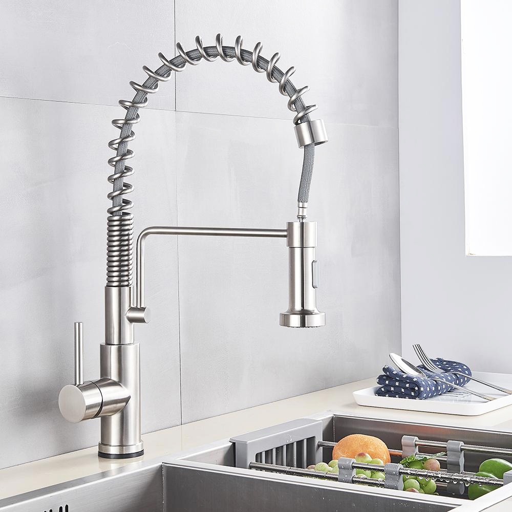 Baterie-Bucatarie-Inox-CookingAid-Touch-On-Spring-Round-cu-senzor-atingere-2