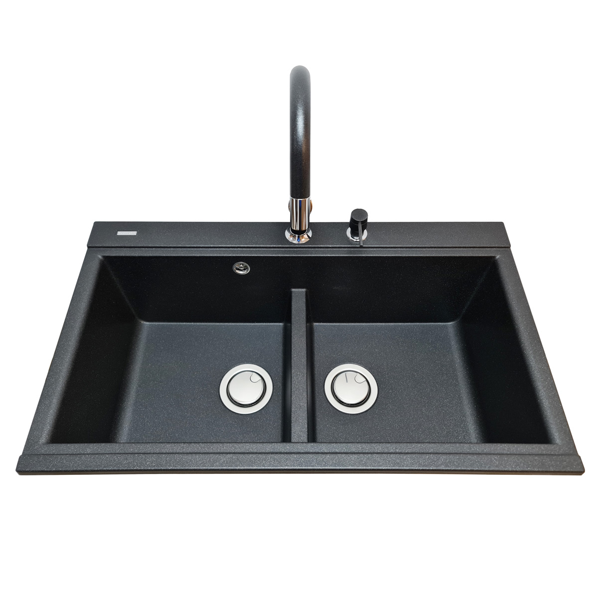 Chiuveta-Bucatarie-CookingAid-Kinga-LX8620-negru-metalic-tocatoare-ABS-Ardesia-20
