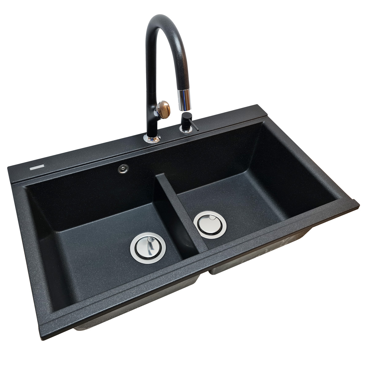 Chiuveta-Bucatarie-CookingAid-Kinga-LX8620-negru-metalic-tocatoare-ABS-Ardesia-21