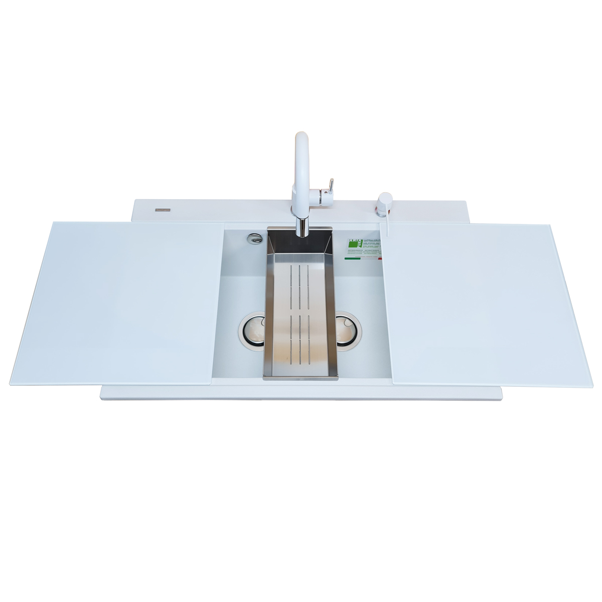 Chiuveta-Bucatarie-Granit-CookingAid-Kinga-LX8620-Polar-White-Baterie-Indiana-tavita-dozator-14