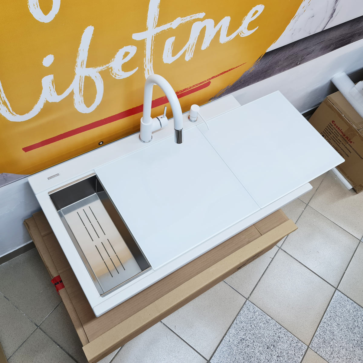Chiuveta-Bucatarie-Granit-CookingAid-Kinga-LX8620-Polar-White-Baterie-Indiana-tavita-dozator-3