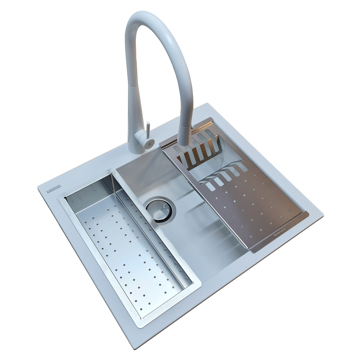 Chiuveta-Bucatarie-CookingAid-Cube-6010-Polar-White-4