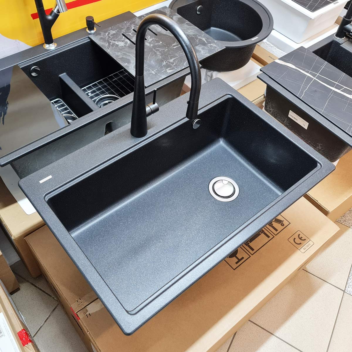 Chiuveta-Bucatarie-Granit-CookingAid-Cube-ON3322-Black-Cu-Baterie-Newmix-90-6