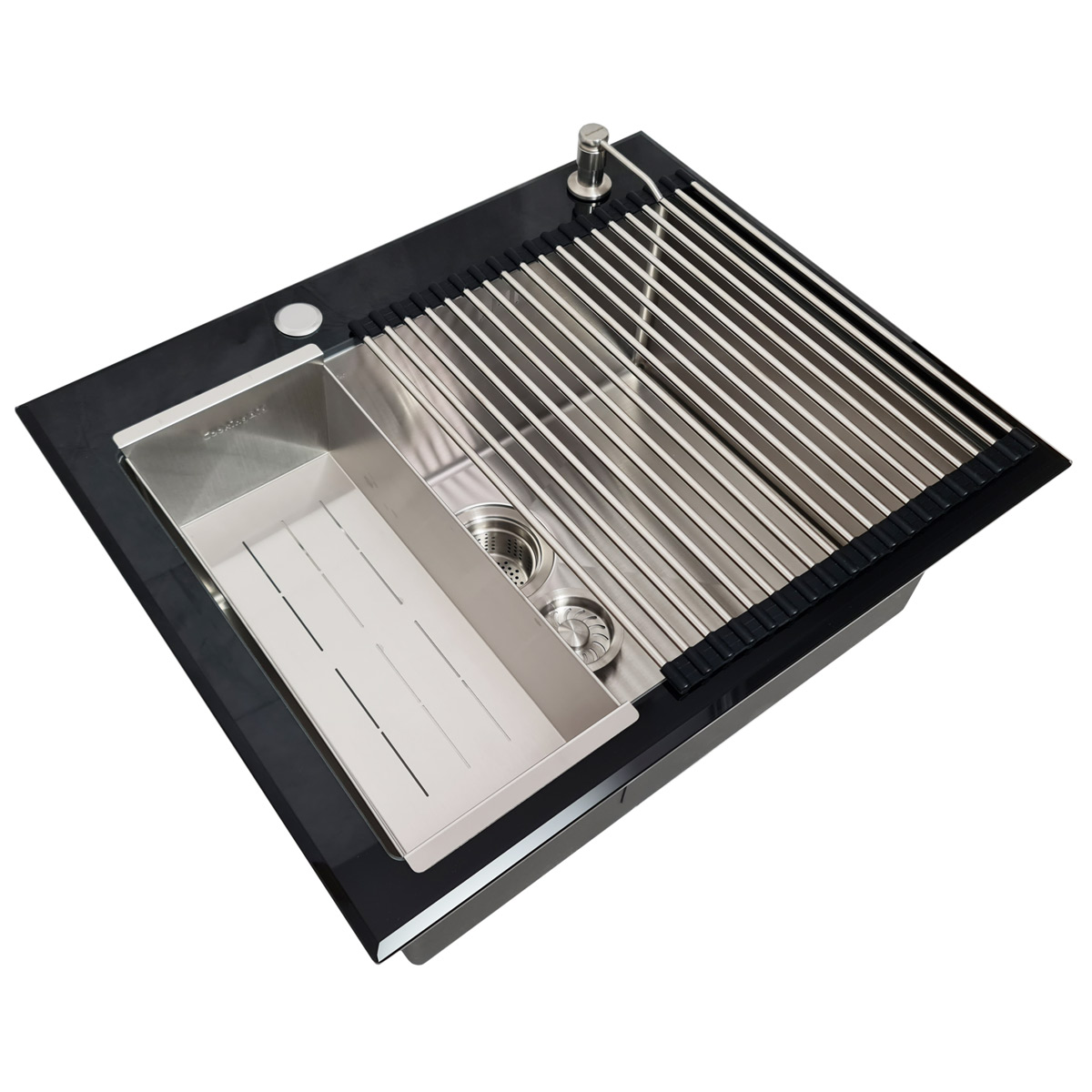 Set-chiuveta-bucatarie-inox-adanca-CookingAid-Tempered-Glass-4