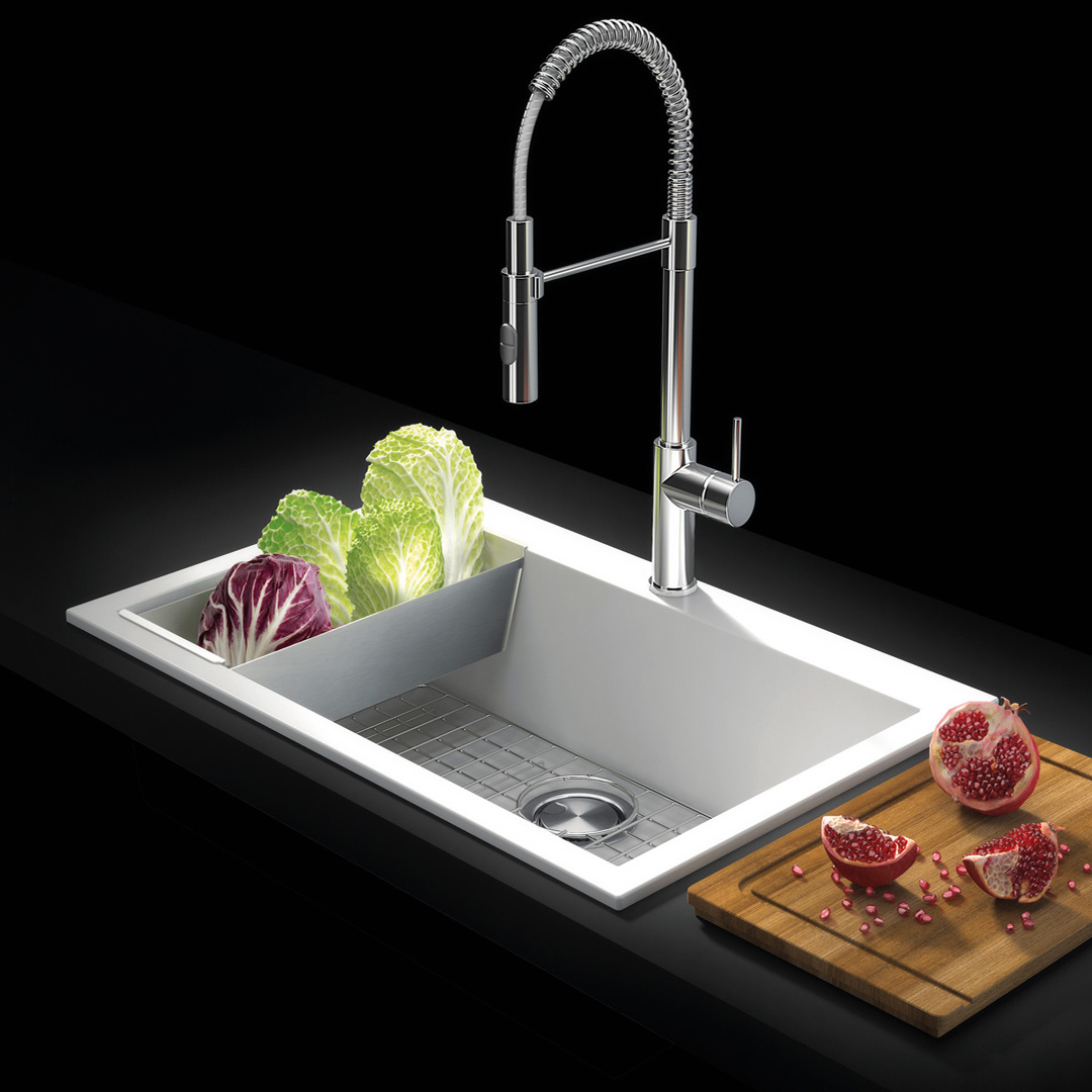 Chiuveta-Bucatarie-Granit-CookingAid-ON6910-Alb-Polar-White-2