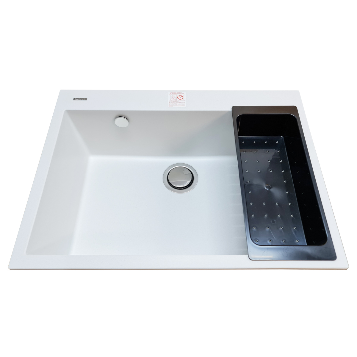 Chiuveta-Bucatarie-Granit-CookingAid-ON6910-Alb-Polar-White-5