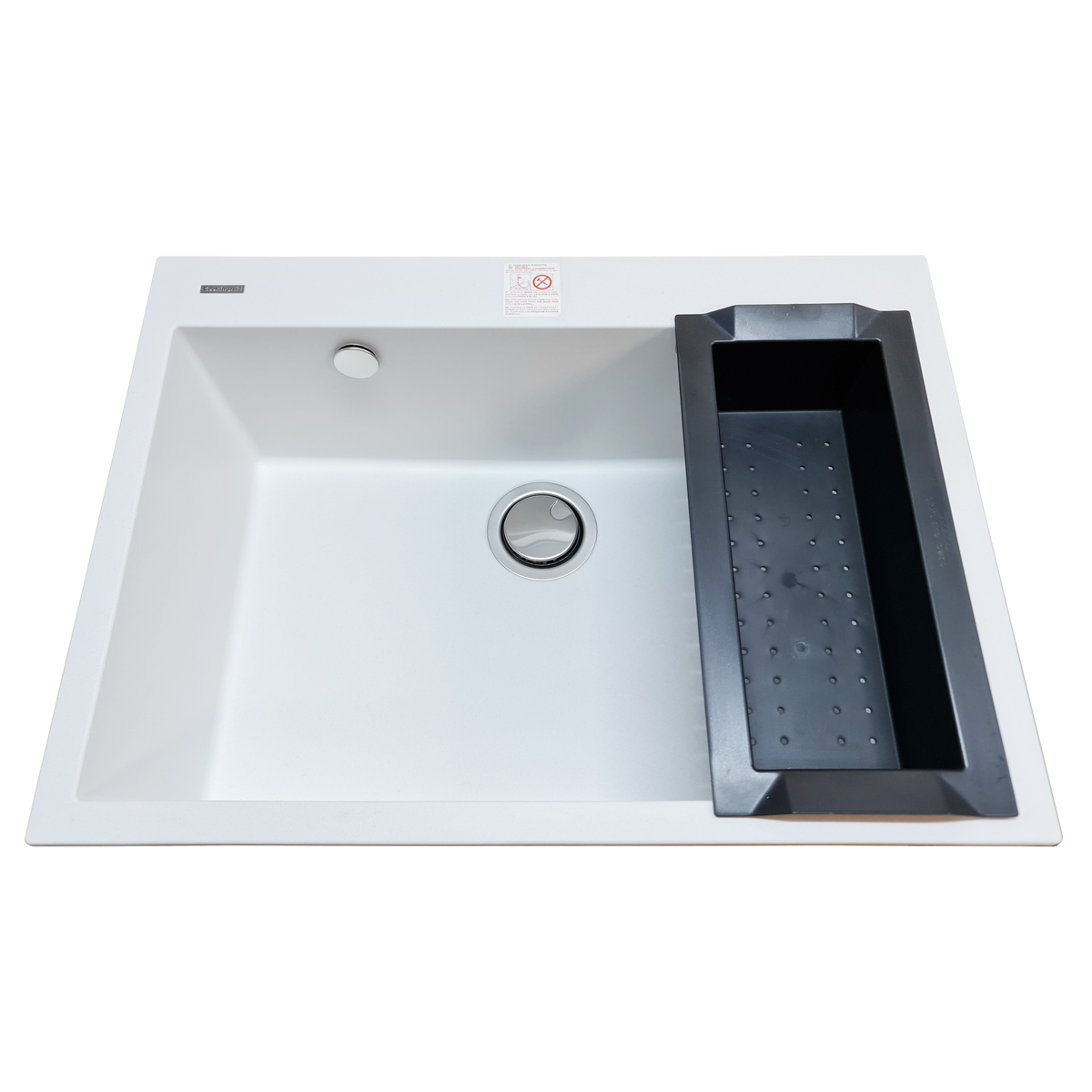 Chiuveta-Bucatarie-Granit-CookingAid-ON6910-Alb-Polar-White-6