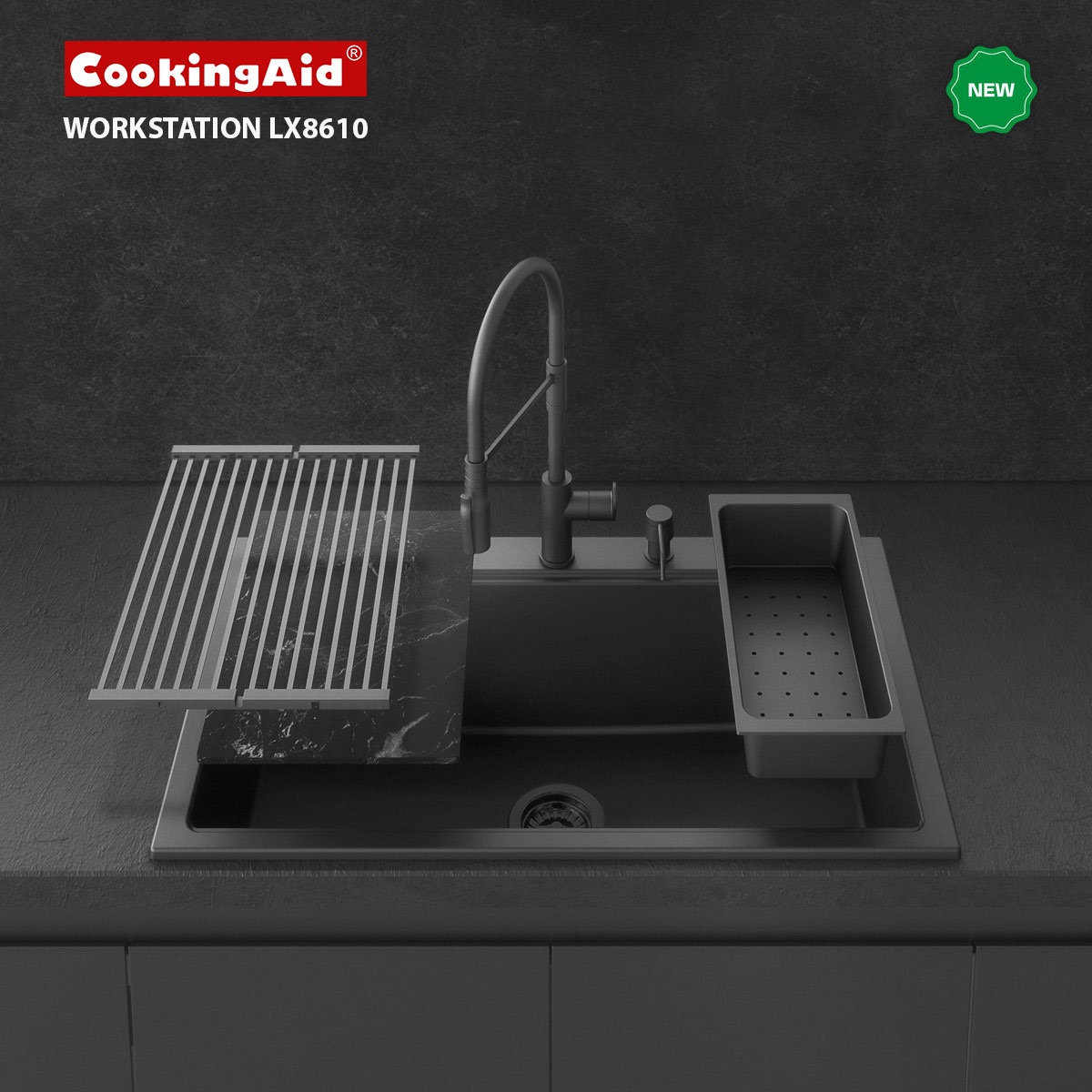 CookingAid-Workstation-Lux-LX8610-Black-Metal-Quartz-6