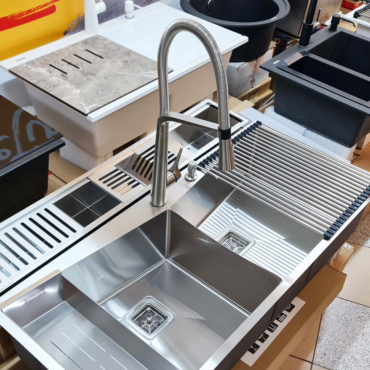 Baterie-bucatarie-granit-neagra-CookingAid-Newmix-Steel-17