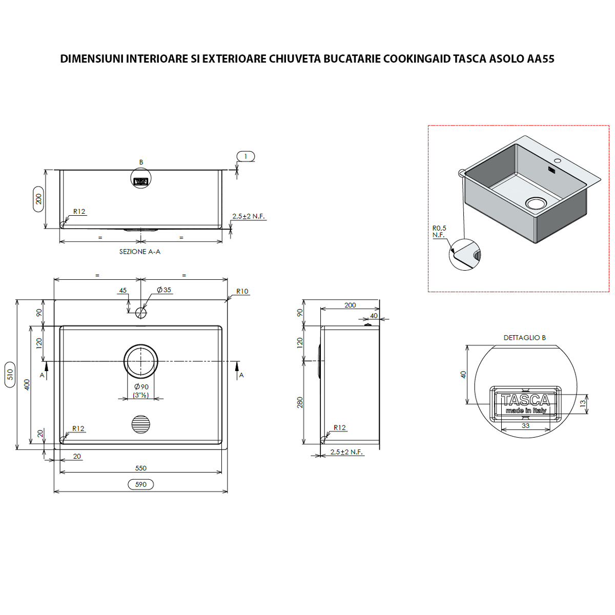 Chiuveta-bucatarie-Inox-CookingAid-Tasca-Asolo-AA55-14