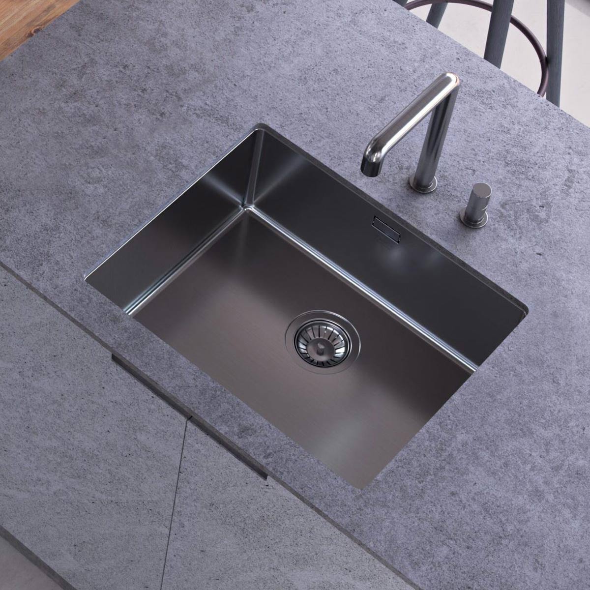 Chiuveta-bucatarie-Inox-CookingAid-Tasca-Canova-CA50-Neagra-Gun-Metal-Dark-Grey-1a