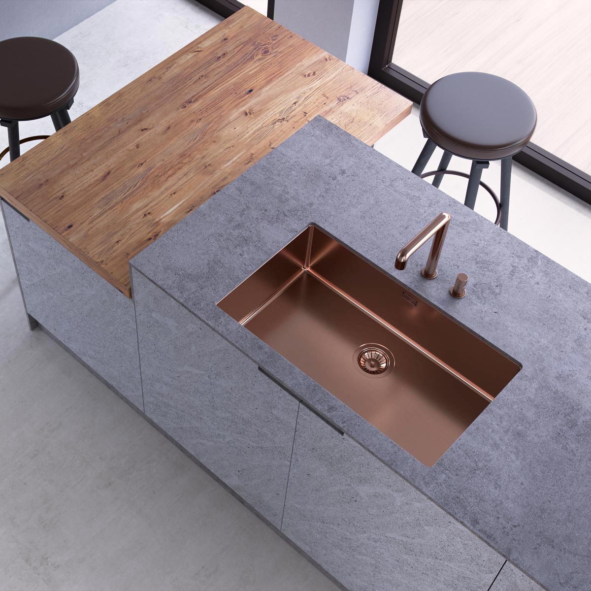 Chiuveta-bucatarie-Inox-CookingAid-Tasca-Canova-CA70-copper-cupru-0a
