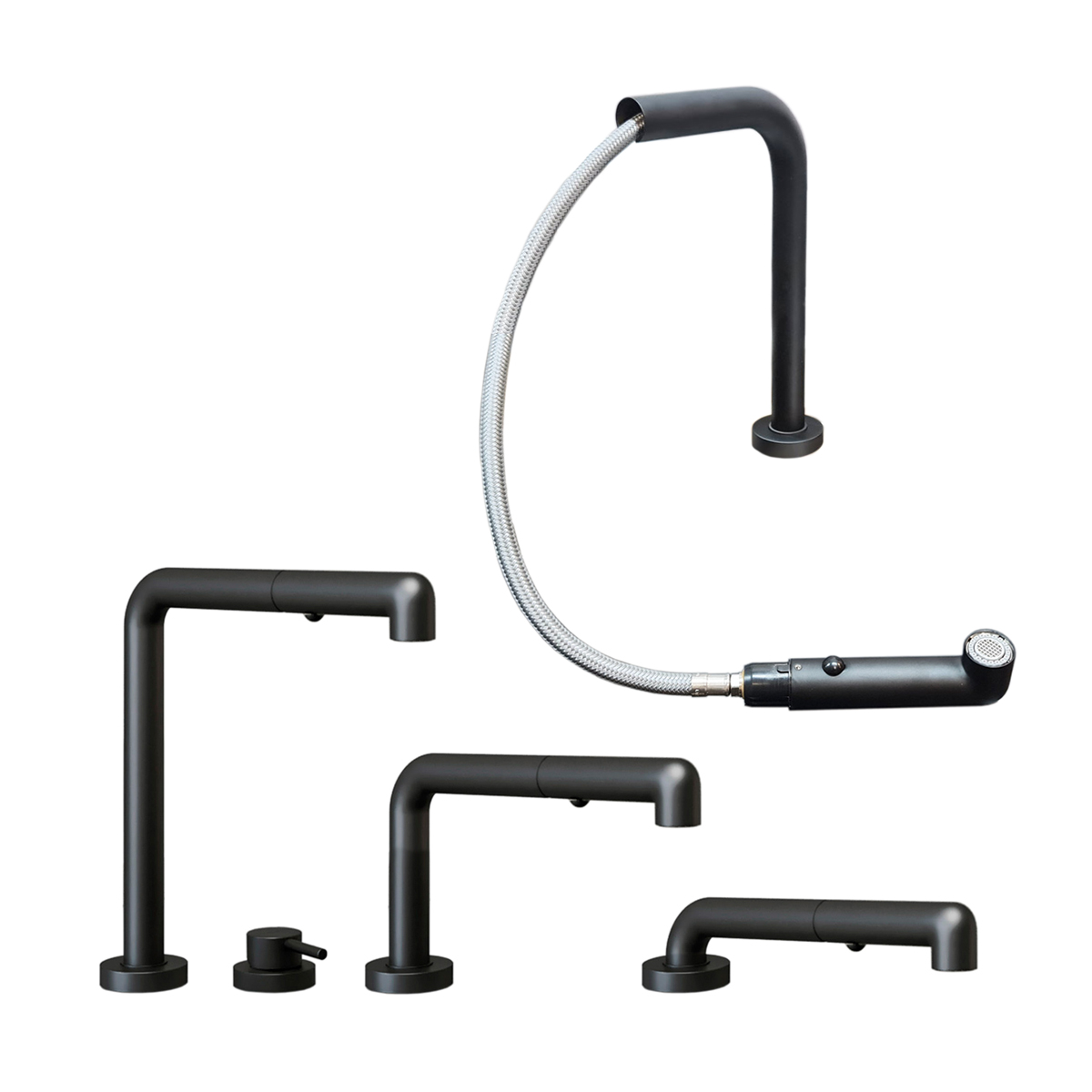 Baterie-bucatarie-telescopica-neagra-extractibila-CookingAid-Guglielmi-SP87040-matt-black-Italy-33
