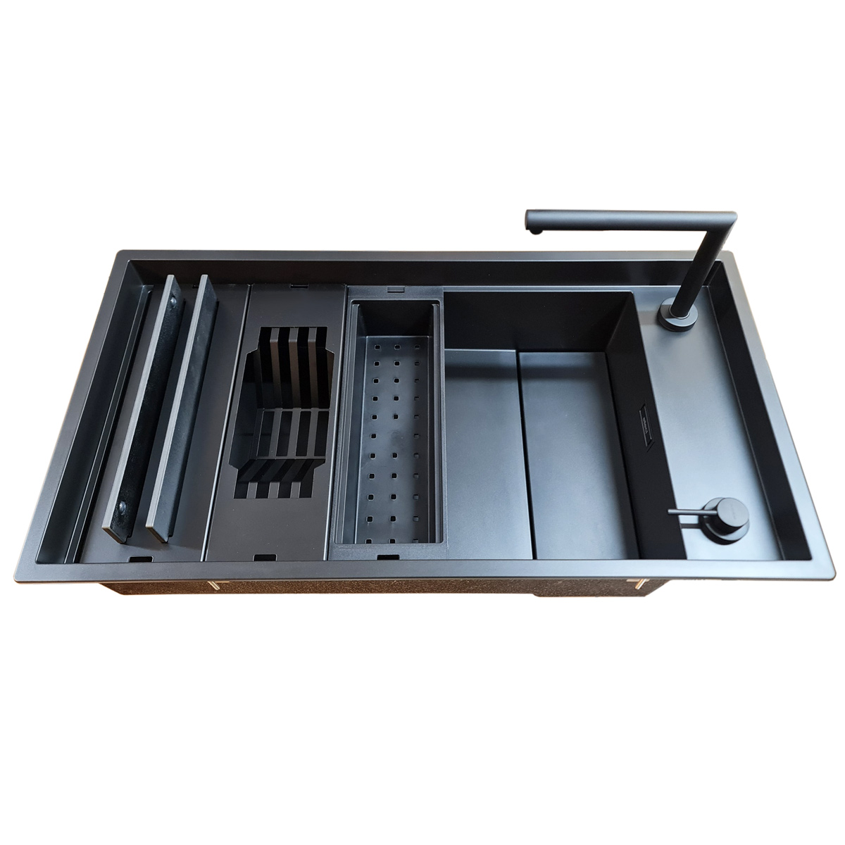 Chiuveta-Bucatarie-Granit-CookingAid-Elleci-Dialogo-360-Black-Keratek-77