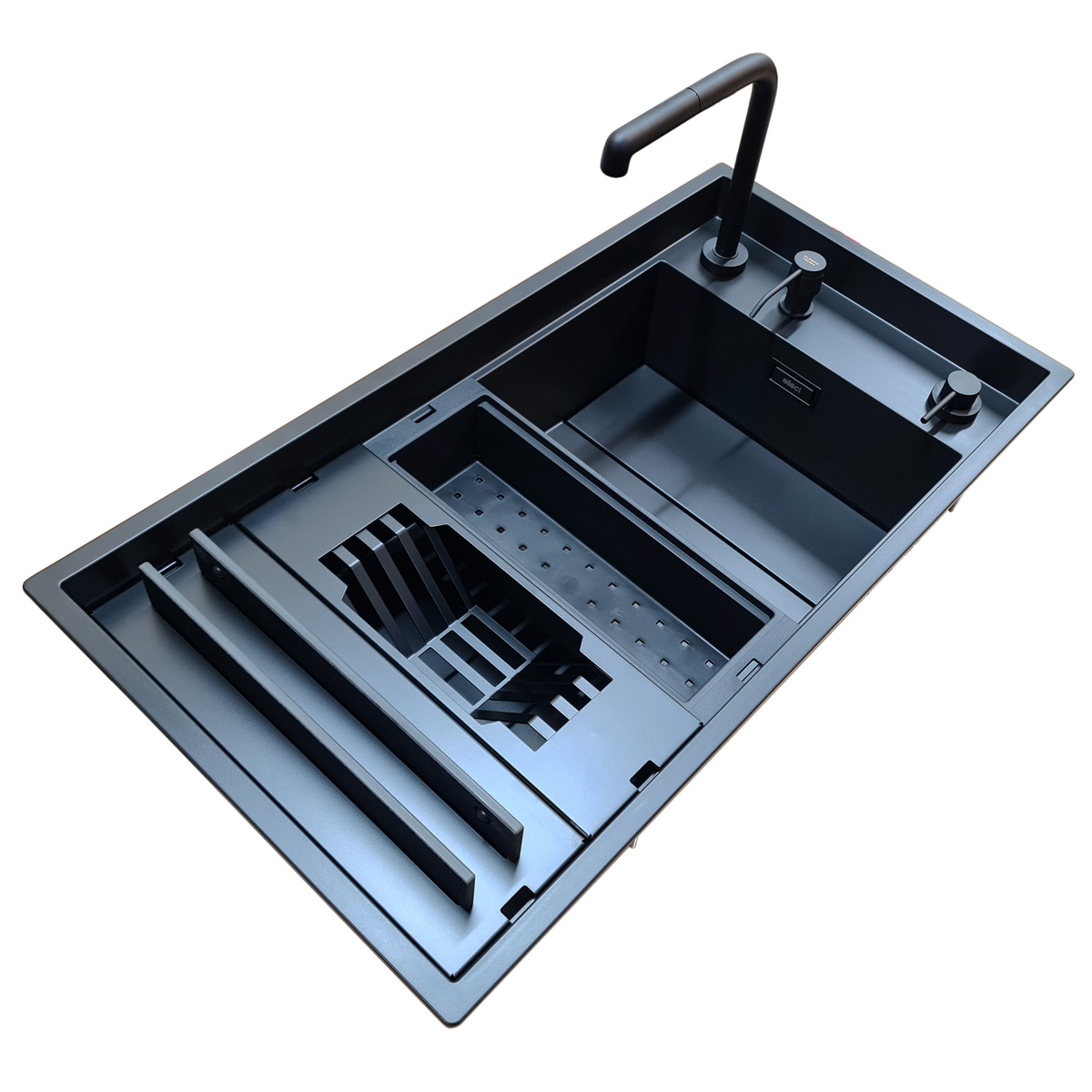 Chiuveta-Bucatarie-Granit-CookingAid-Elleci-Dialogo-360-Black-Keratek-45