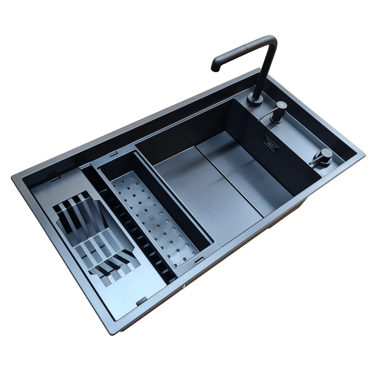 Chiuveta-Bucatarie-Granit-CookingAid-Elleci-Dialogo-360-Black-Keratek-48