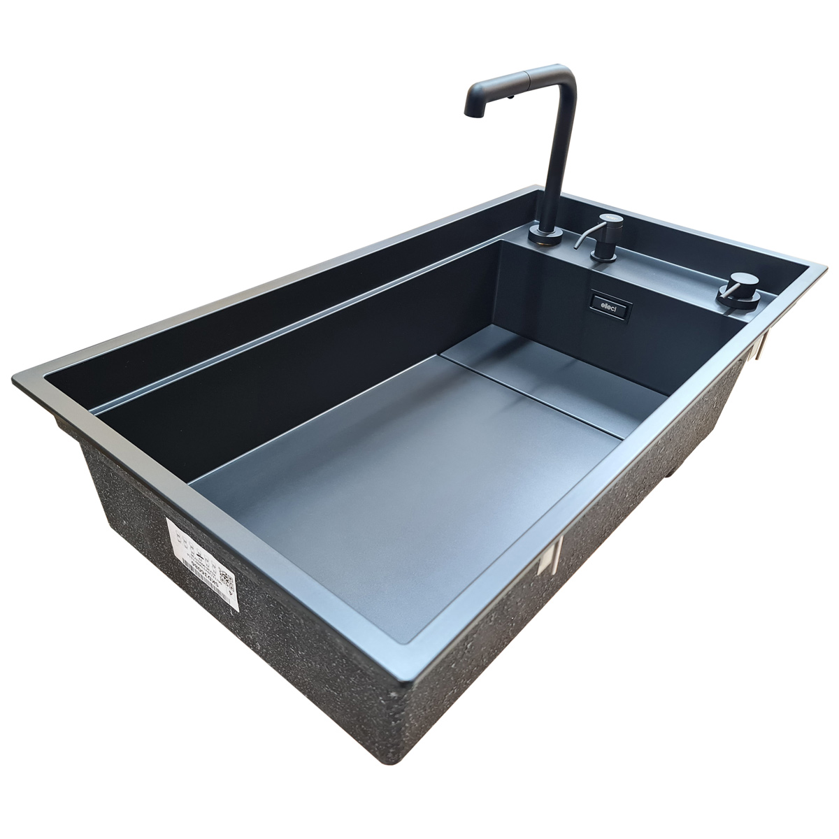 Chiuveta-Bucatarie-Granit-CookingAid-Elleci-Dialogo-360-Black-Keratek-51