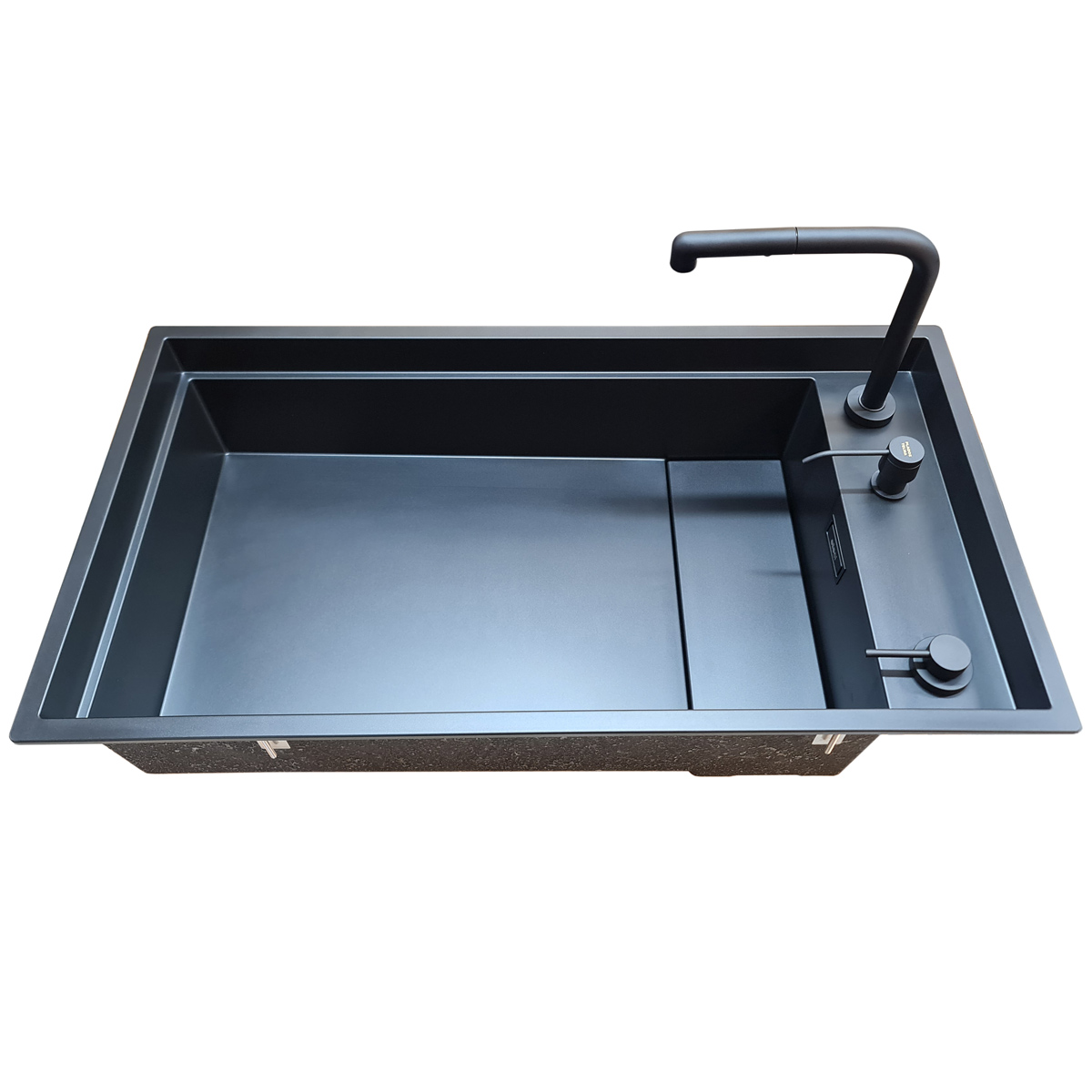 Chiuveta-Bucatarie-Granit-CookingAid-Elleci-Dialogo-360-Black-Keratek-55