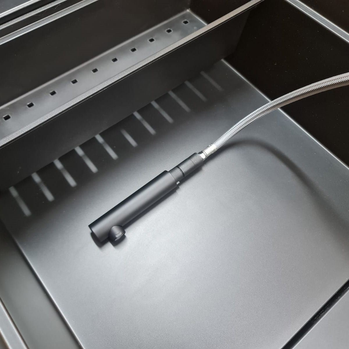 Baterie-bucatarie-telescopica-neagra-extractibila-retractabila-CookingAid-Guglielmi-SP87040-matt-black-Italy-16