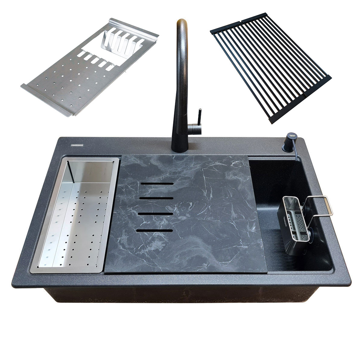 Chiuveta-Bucatarie-Granit-CookingAid-Cube-ON3322-Black-Cu-Baterie-Newmix-90-7c