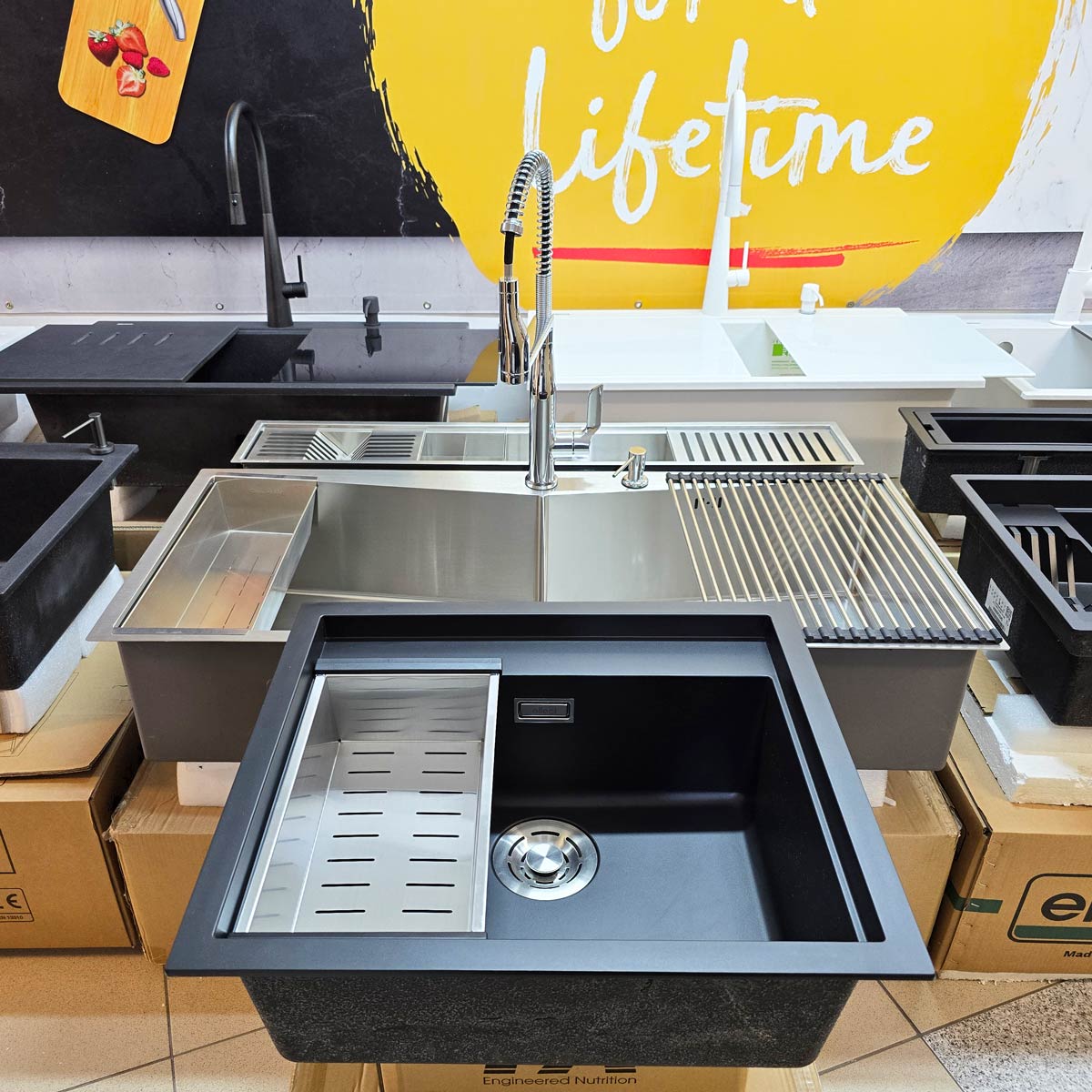 Chiuveta-Bucatarie-Granit-CookingAid-Elleci-Invisible-Sintesi-105-Black-Keratek-29
