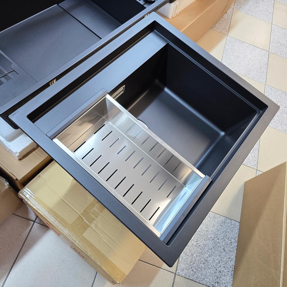 Chiuveta-Bucatarie-Granit-CookingAid-Elleci-Invisible-Sintesi-105-Black-Keratek-31