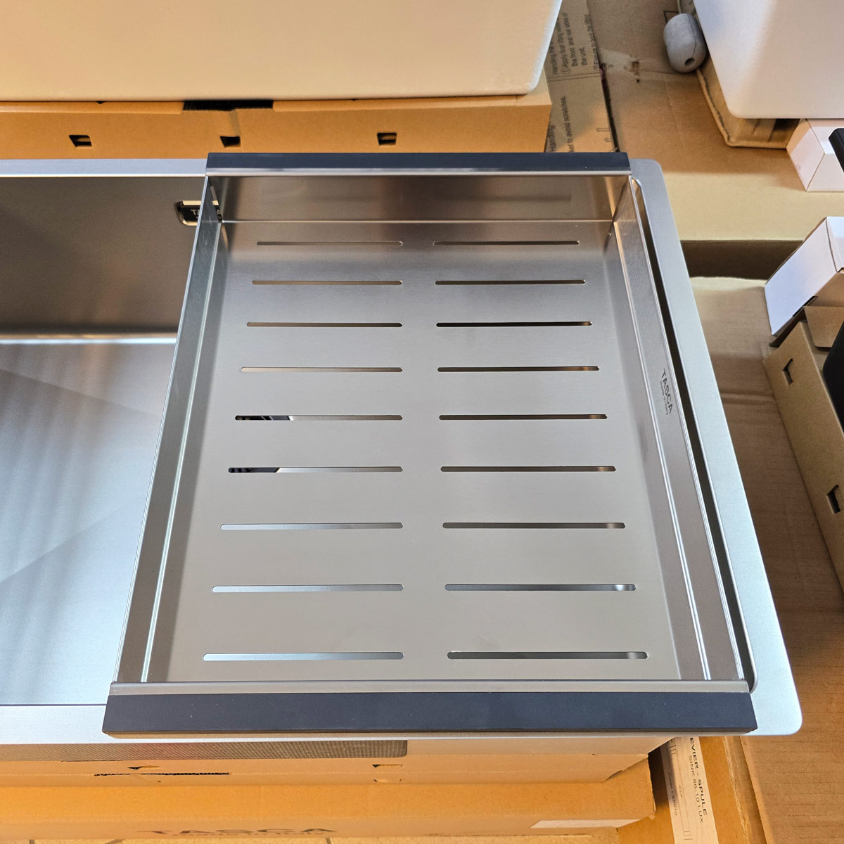 Tavita-scurgere-inox-CookingAid-Tasca-Fratelli-pentru-chiuveta-bucatarie-280WA-2