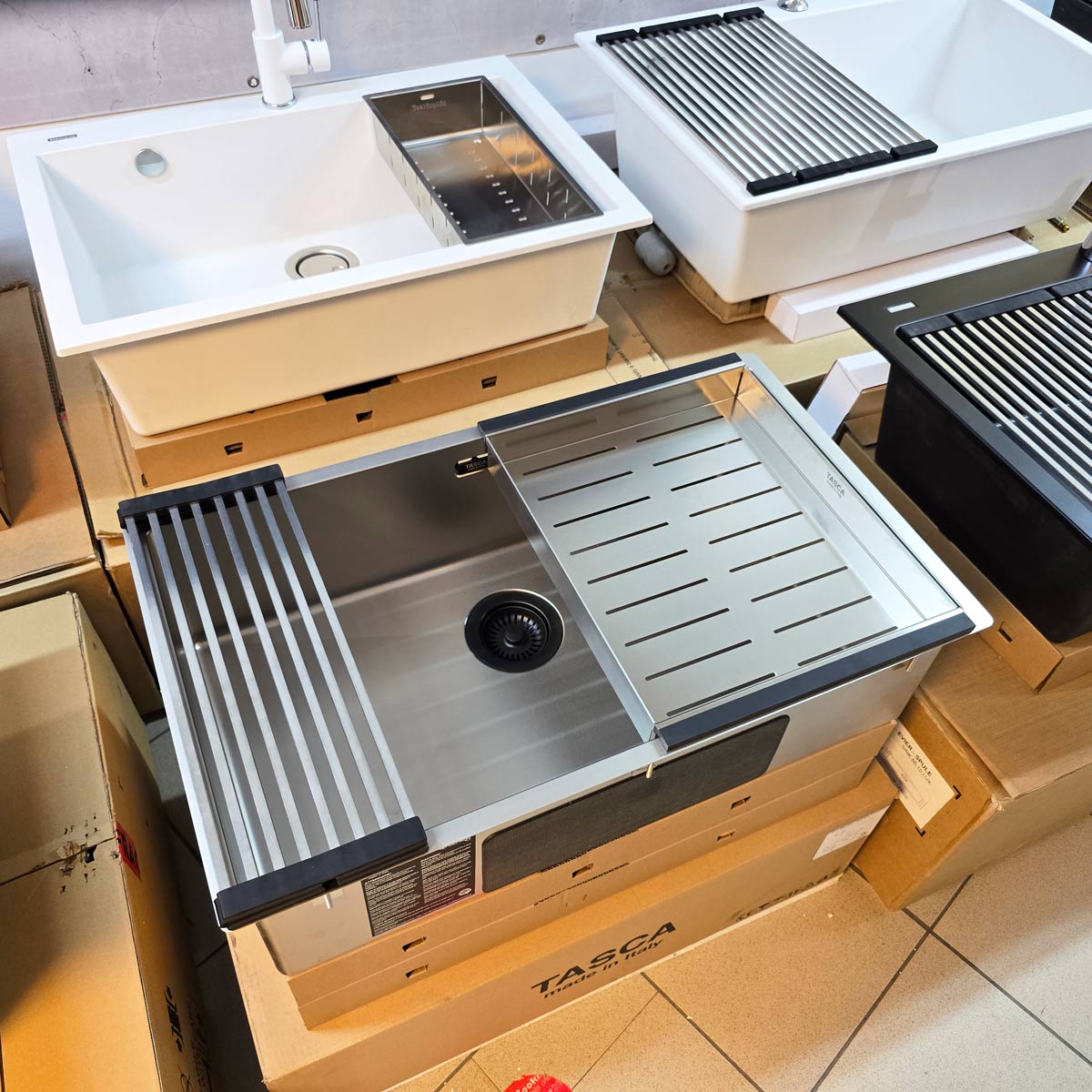 Tavita-scurgere-inox-CookingAid-Tasca-Fratelli-pentru-chiuveta-bucatarie-280WA-4