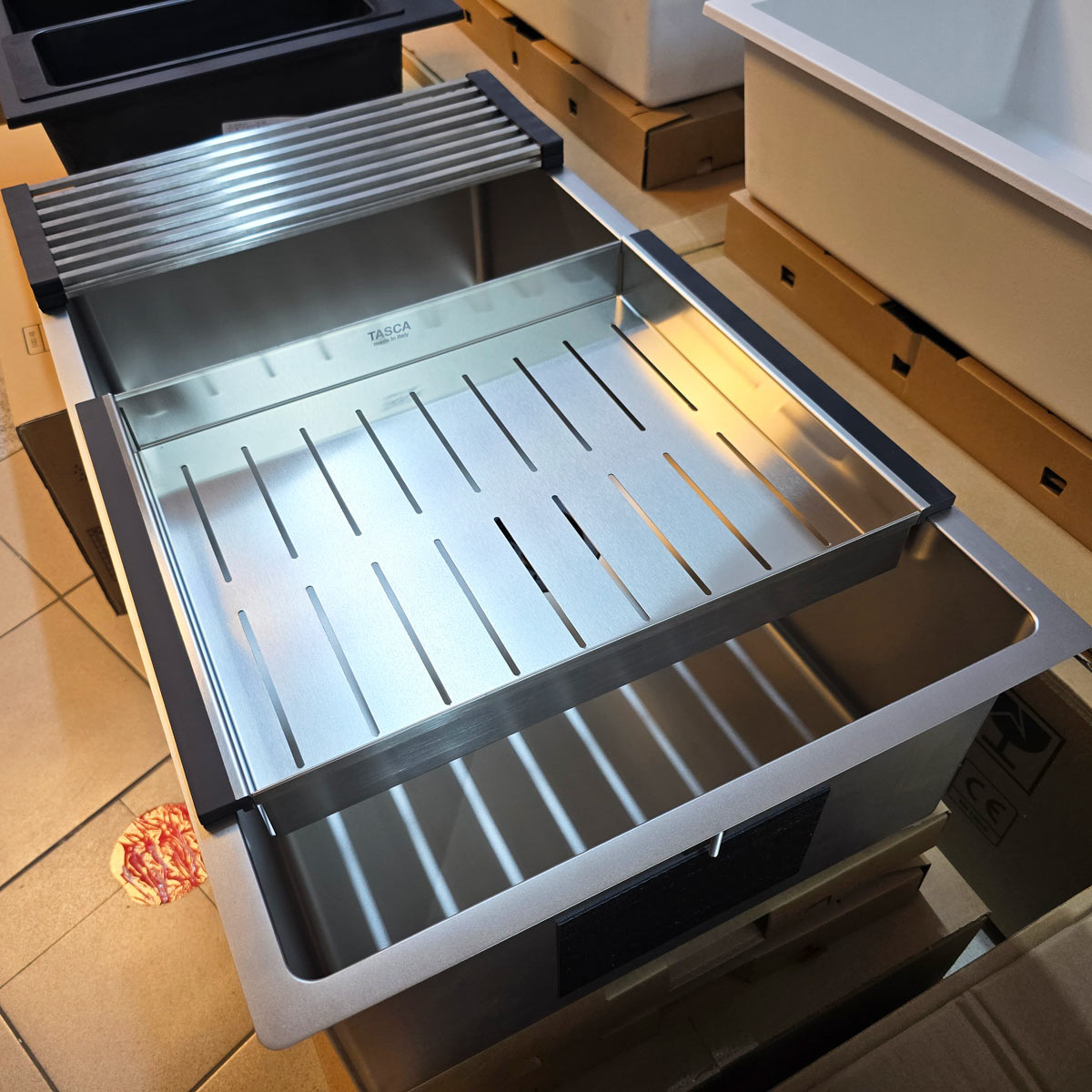 Tavita-scurgere-inox-CookingAid-Tasca-Fratelli-pentru-chiuveta-bucatarie-280WA-6
